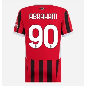 Dámské fotbalový oblečení AC Milan Tammy Abraham #90 Domácí košile 2024-25 Krátkým Rukávem